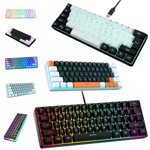 Wired gaming keyboard 61 - 60%,